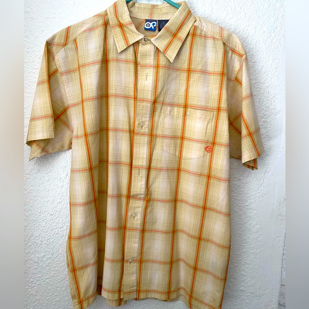 OP Ocean Pacific Plaid Button Down